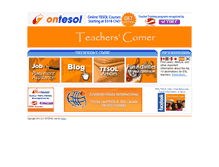 Tablet Screenshot of ontesolteacherscorner.com